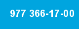 977 366-17-00 977 366-17-00